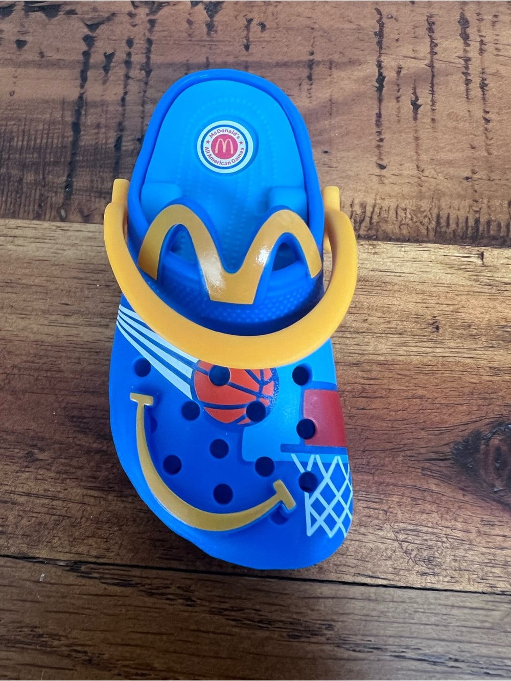 McDonald's Happy Meal Toy Kids Blue & Yellow Basketball Clog